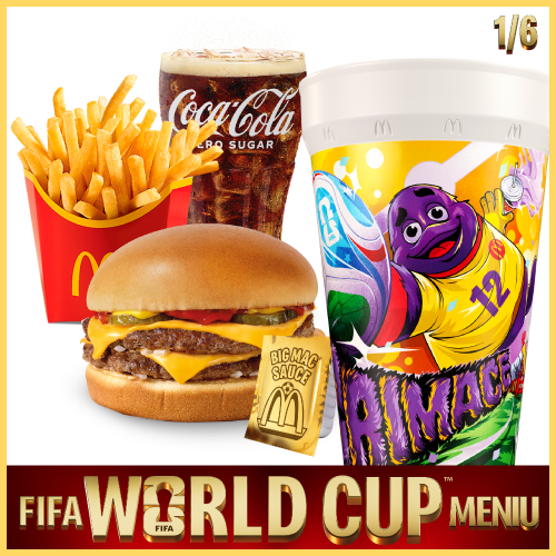 Meniu Dublu Cheeseburger FIFA Word Cup™
